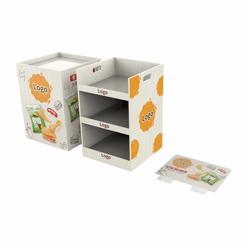 Картонная витрина товаров